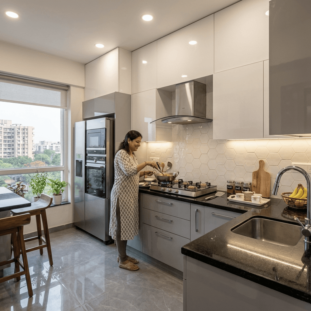 Elite 4 BHK Builder Floor in Paschim Vihar A-1 Block