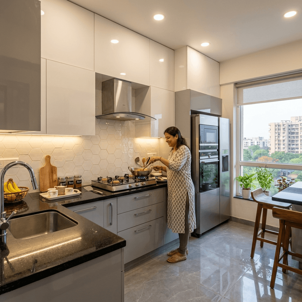 Spacious 3 BHK Floor in Paschim Vihar